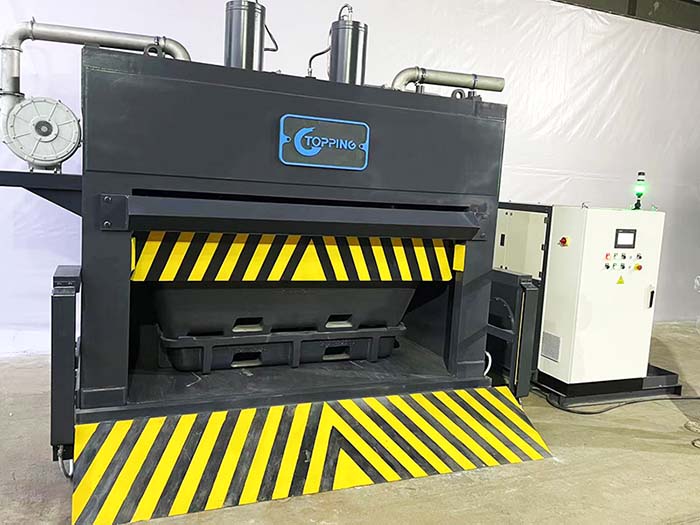 Aluminum dross press 2 Aluminum dross press 2